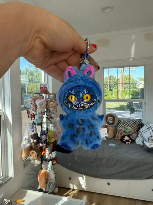 Hand Painted La charm bubu Derpy Plush Keychain