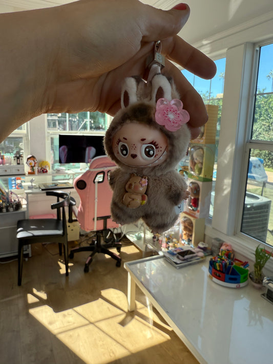 Capybara Plush Keychain
