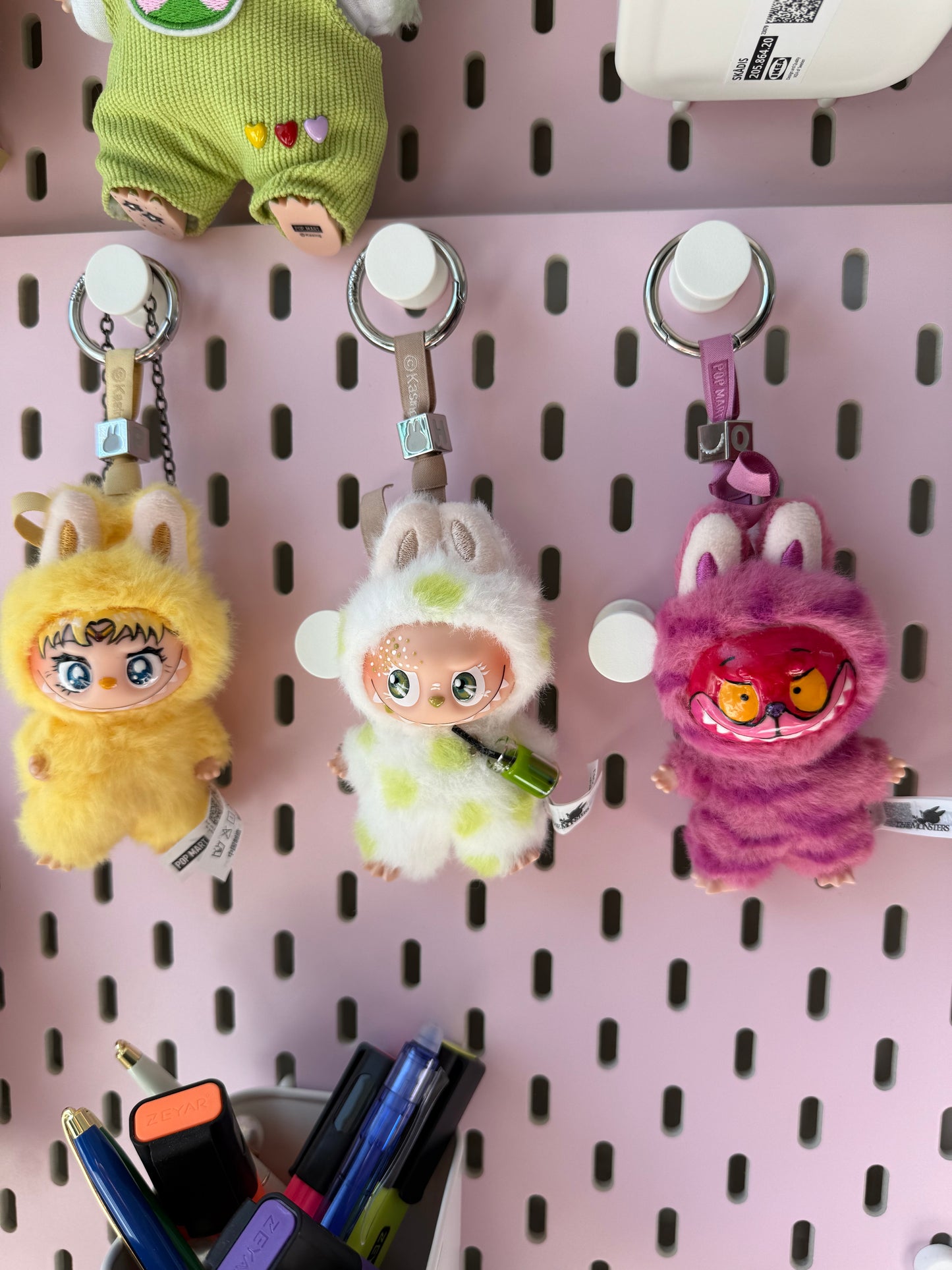 Hand Painted La charm bubu Boba Tea Plush Keychain (Copy)