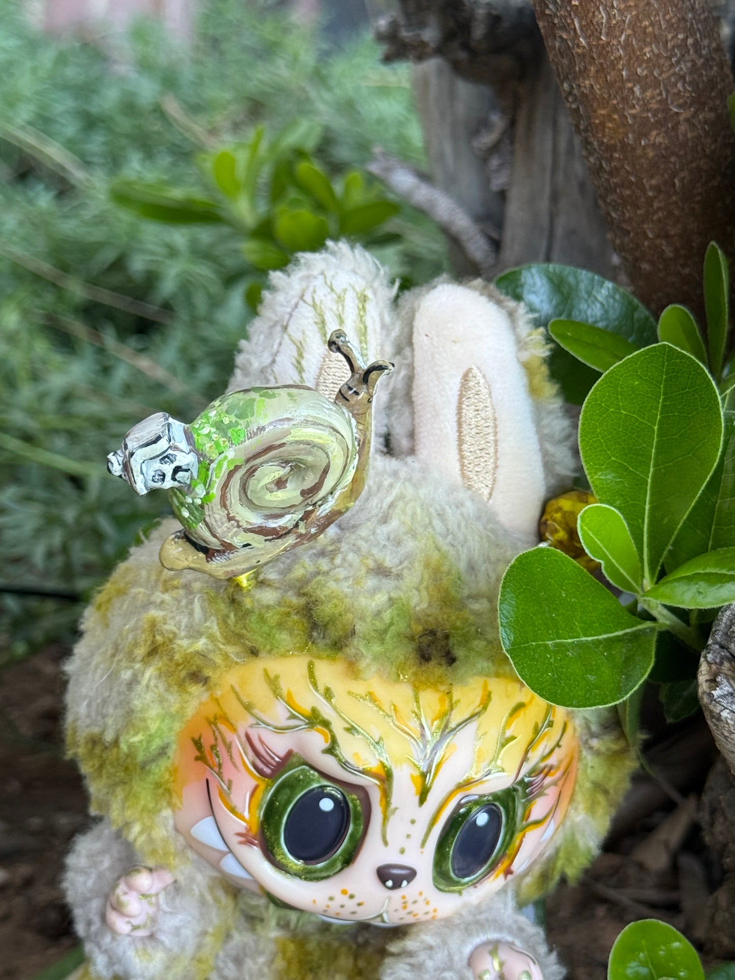 Hand Painted La charm bubu Fairy Plush Keychain