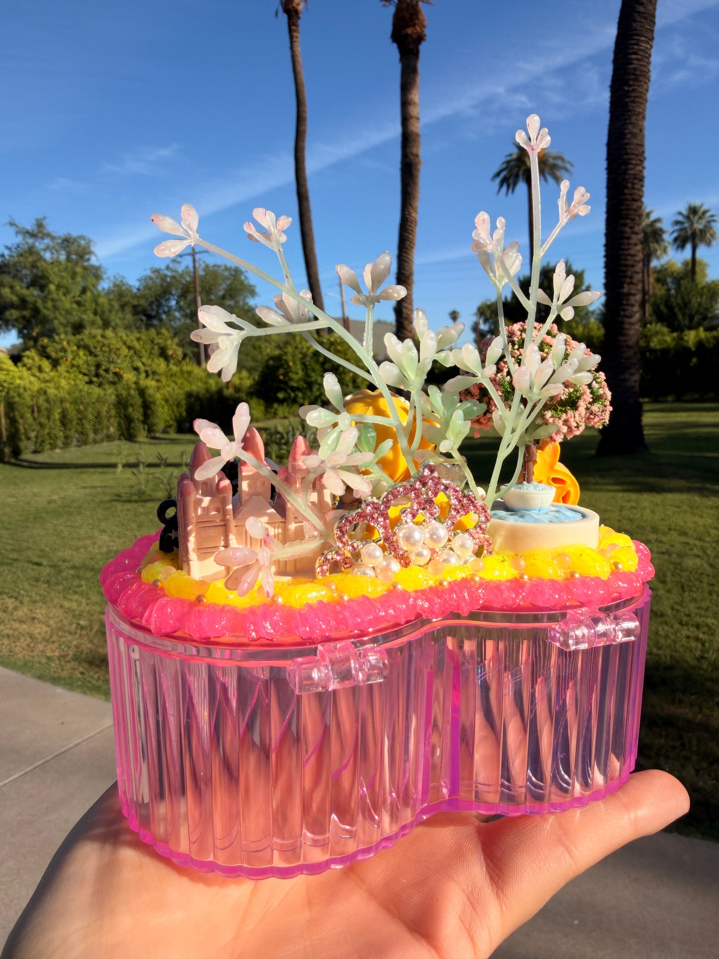 🌙💖 Decoden Storage Box & Phone Stand – Magical Princess Edition 💖🌙