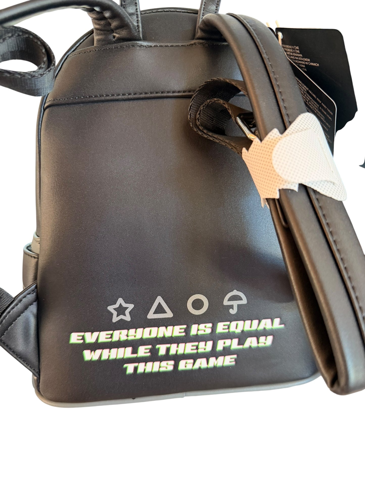 Loungefly Netflix Squid Games Front Man Cosplay Faux Leather Mini Backpack