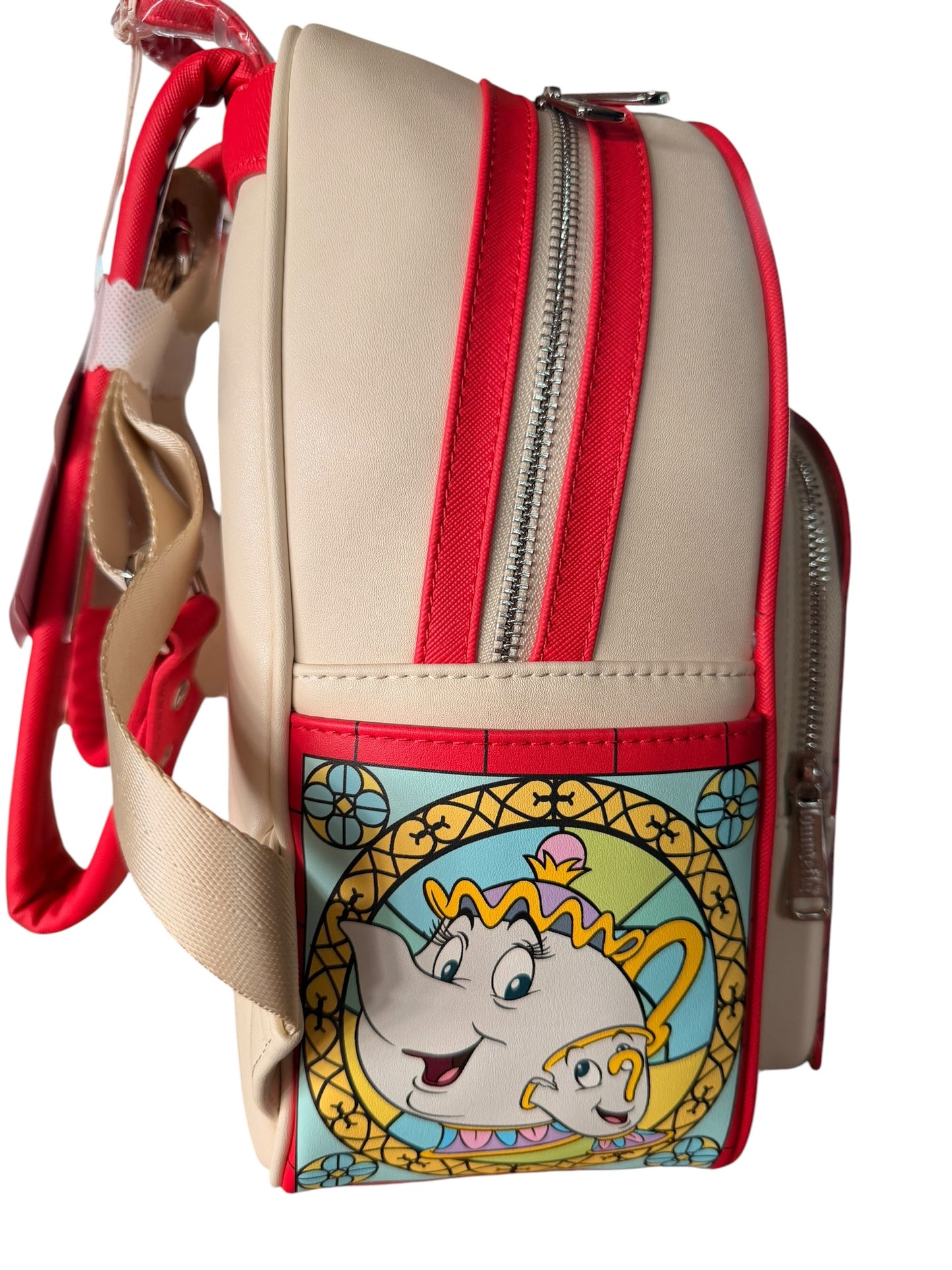 Loungefly beauty and the beast door backpack