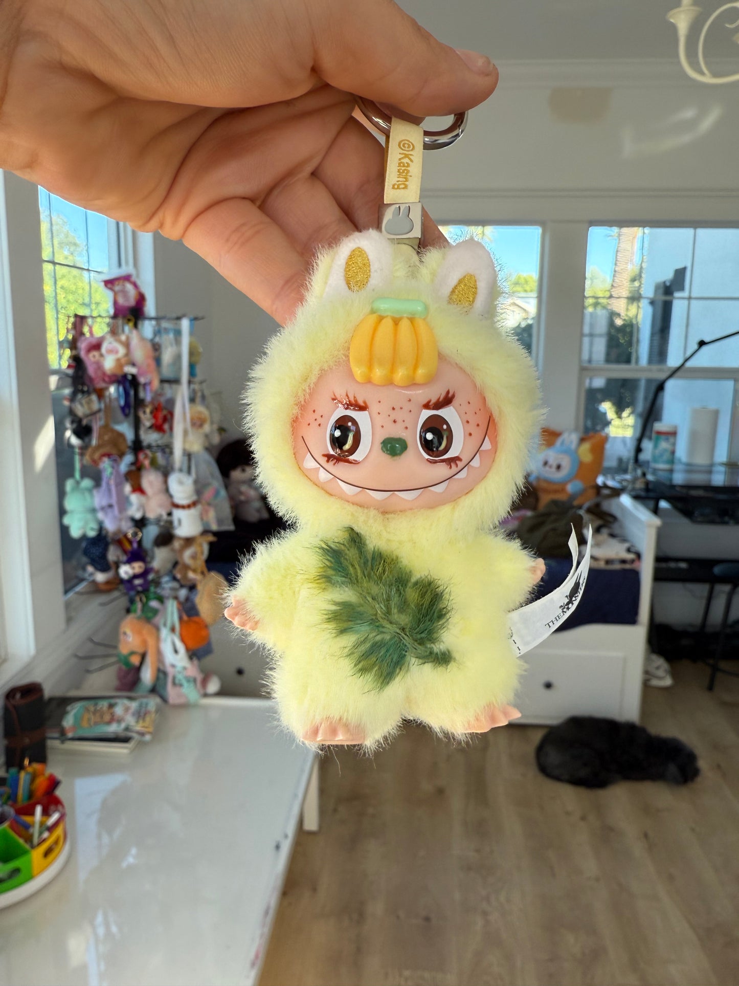 Hand Painted La charm bubu Banana Plush Keychain
