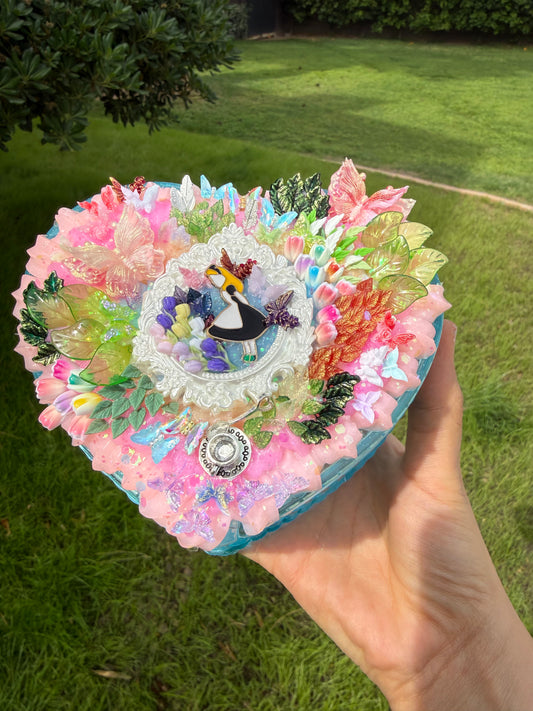 Alice-Inspired Decoden Container – Handmade Collectible