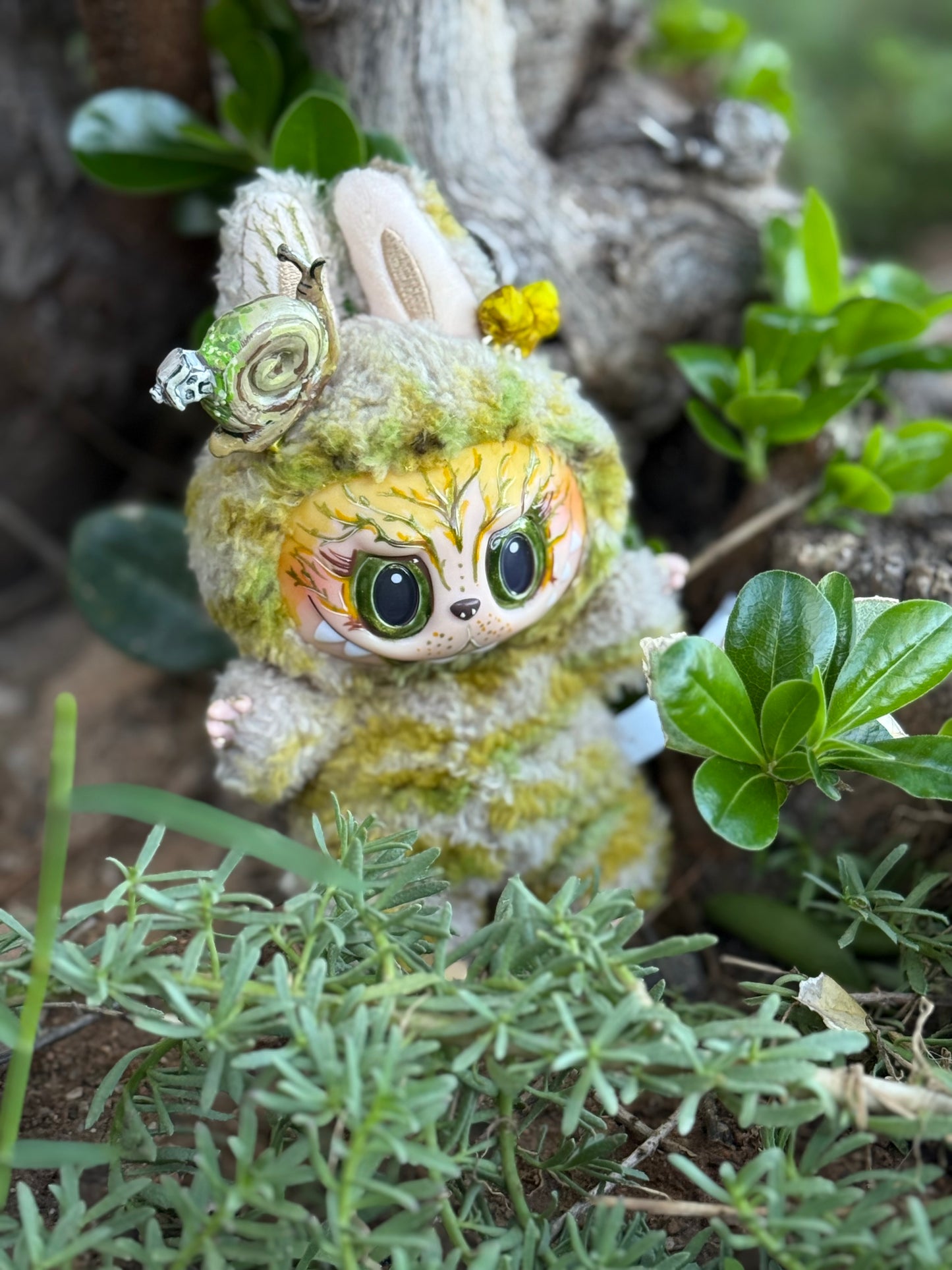 Hand Painted La charm bubu Fairy Plush Keychain