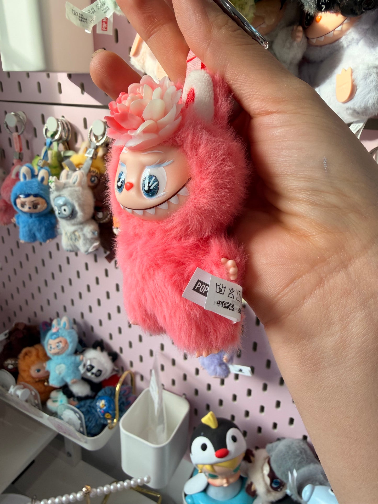 Rose Plush Keychain