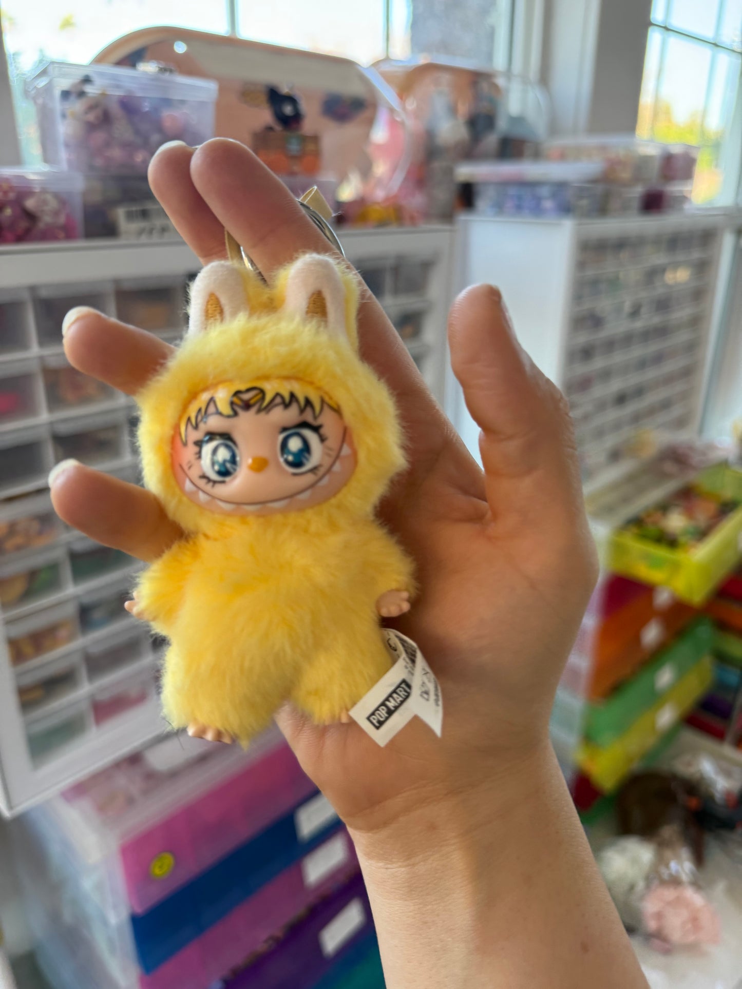 Moon Plush Keychain