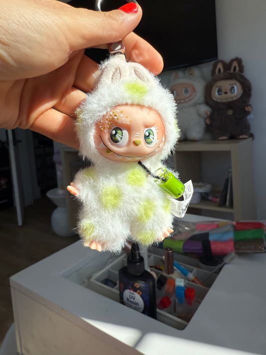 Hand Painted La charm bubu Boba Tea Plush Keychain (Copy)