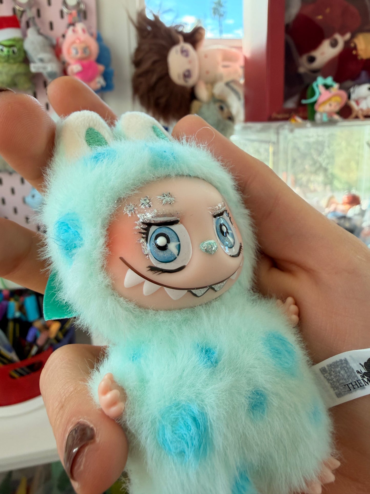 Snow Plush Keychain