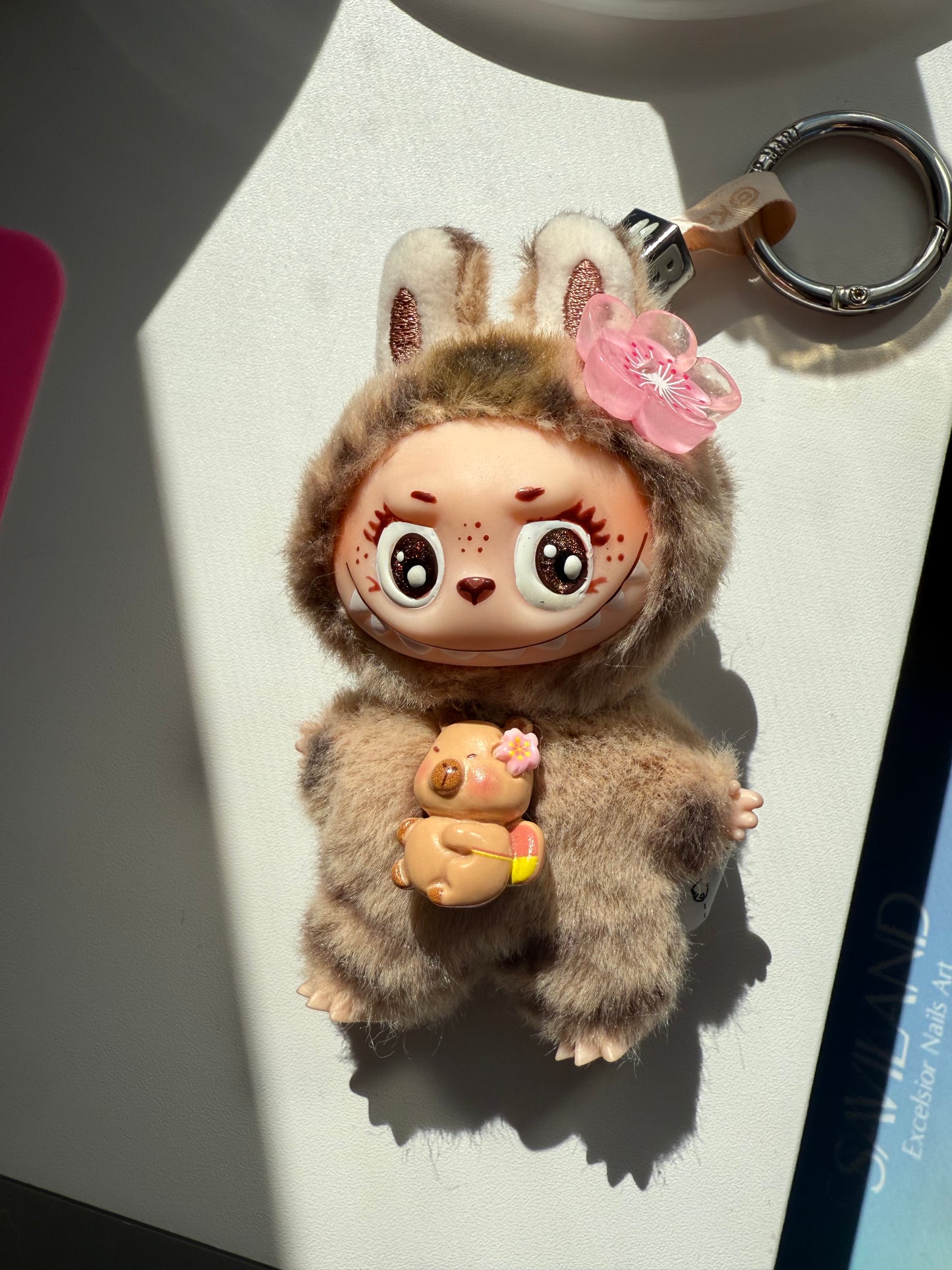 Capybara Plush Keychain