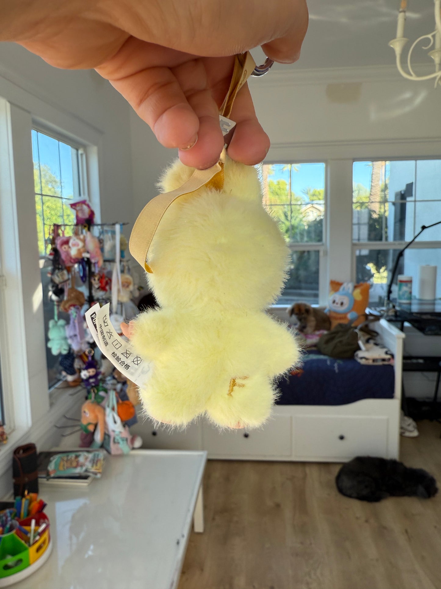 Hand Painted La charm bubu Banana Plush Keychain