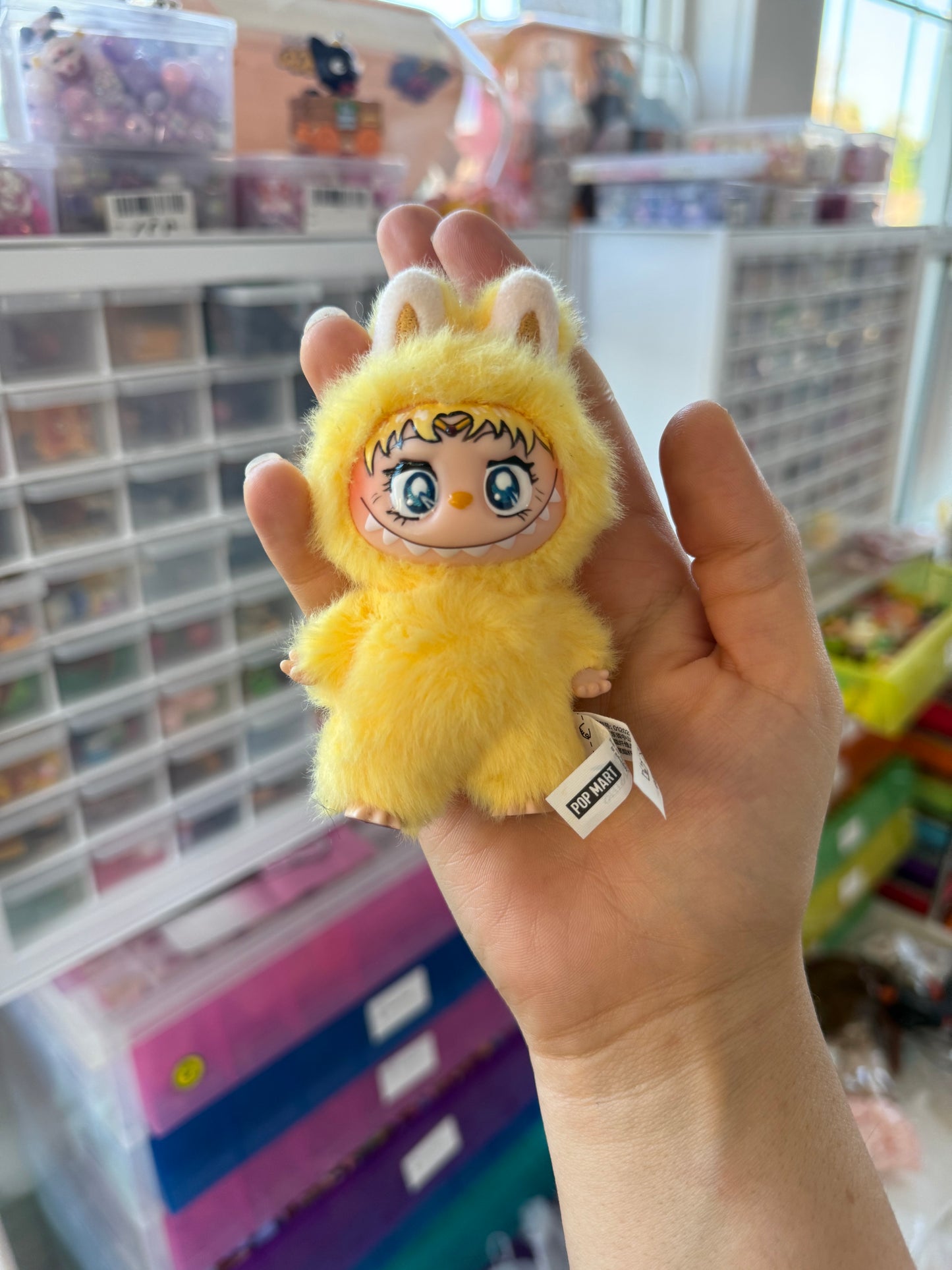 Moon Plush Keychain