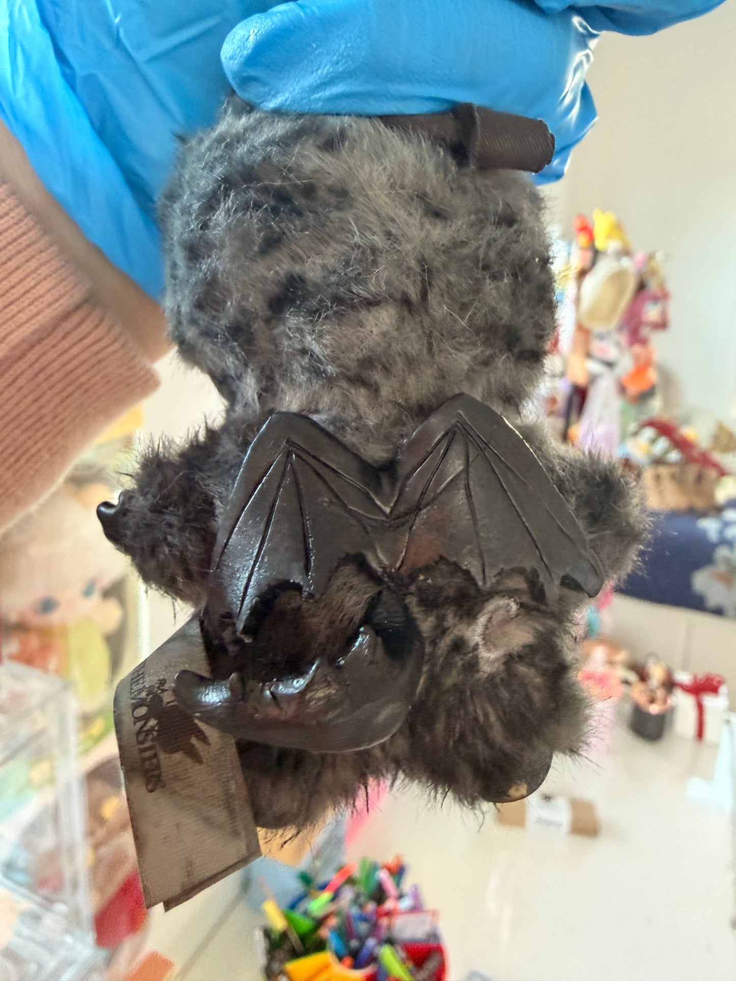 Hand Painted La charm bubu Toothless Plush Keychain
