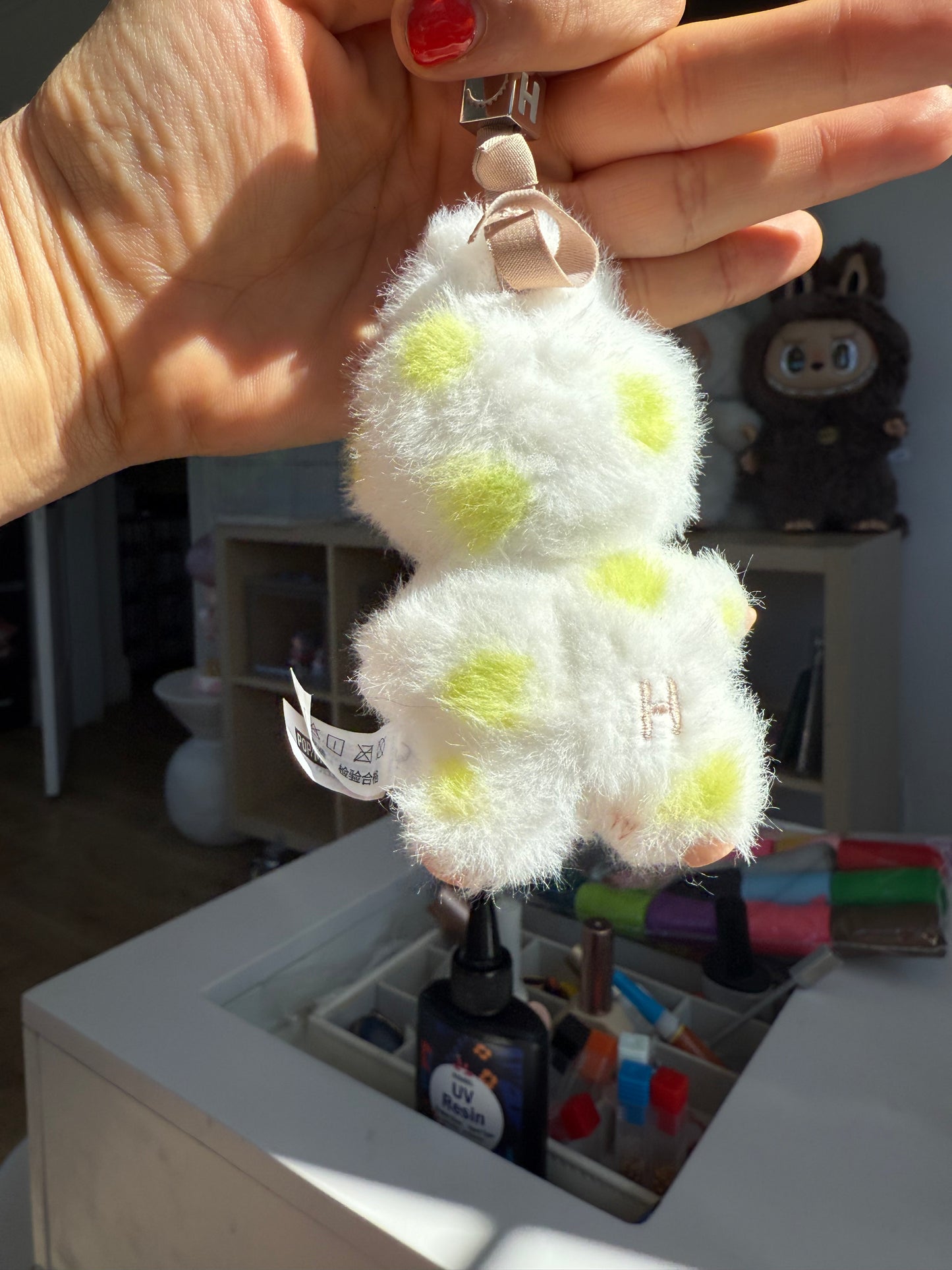 Hand Painted La charm bubu Boba Tea Plush Keychain (Copy)