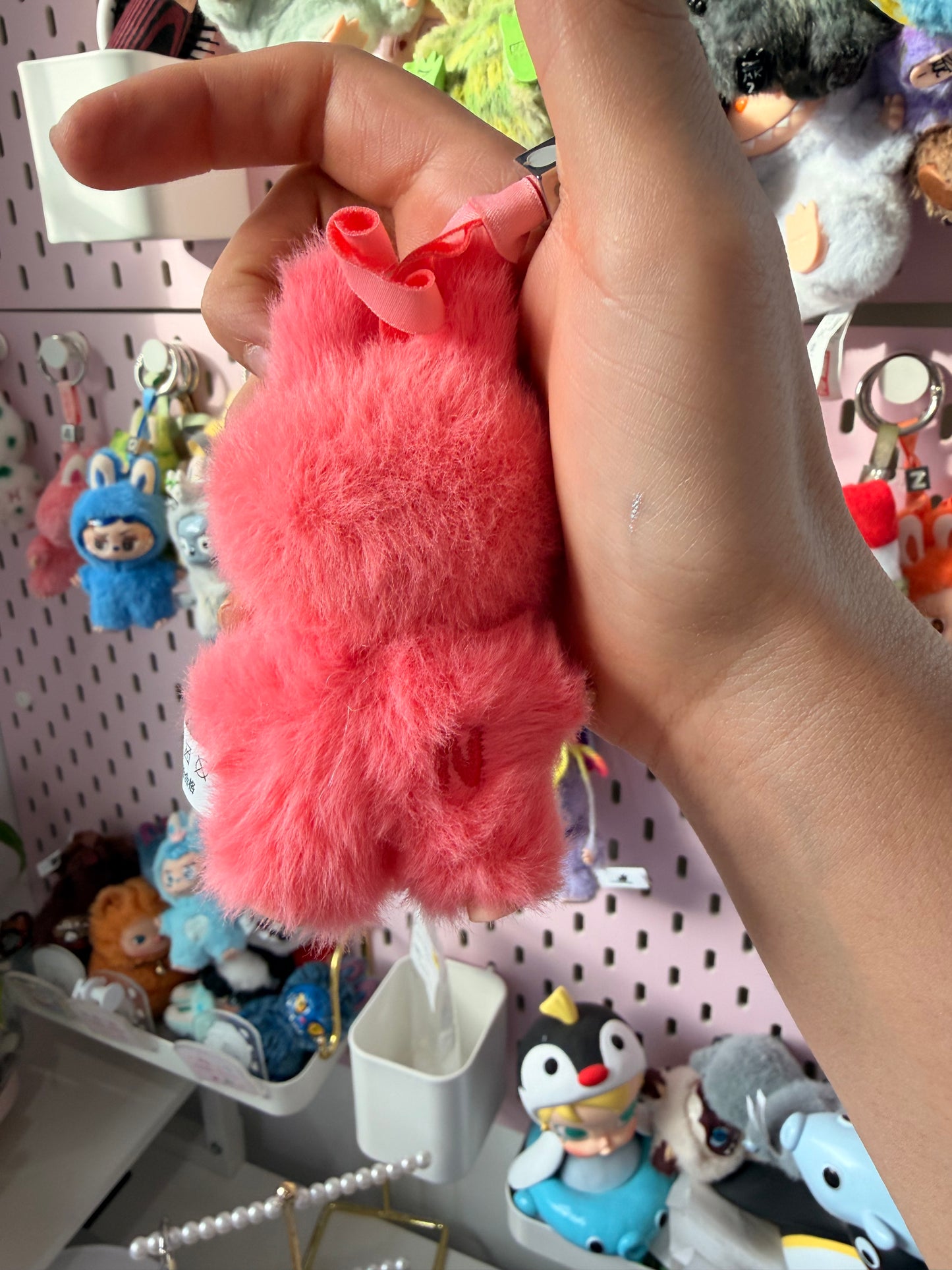 Rose Plush Keychain