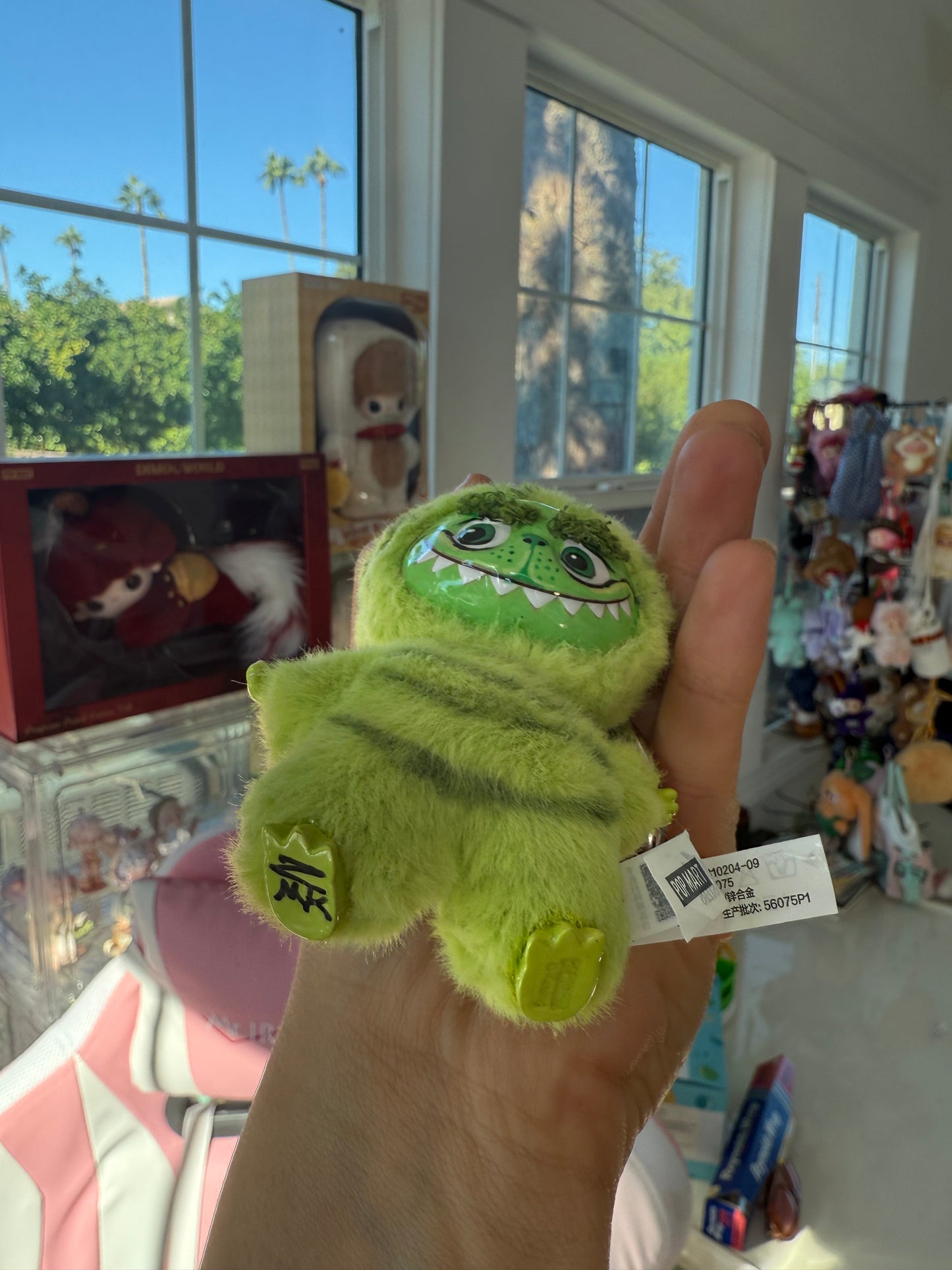 Grinch Plush Keychain