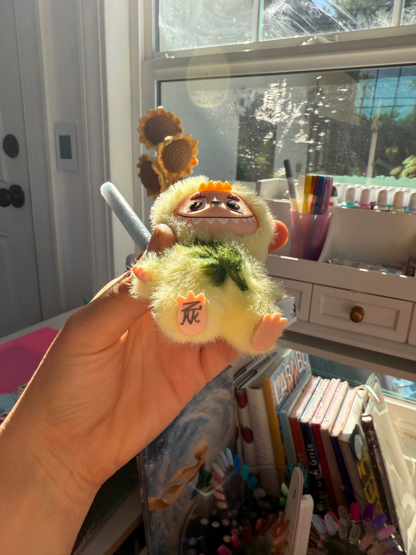 Hand Painted La charm bubu Banana Plush Keychain