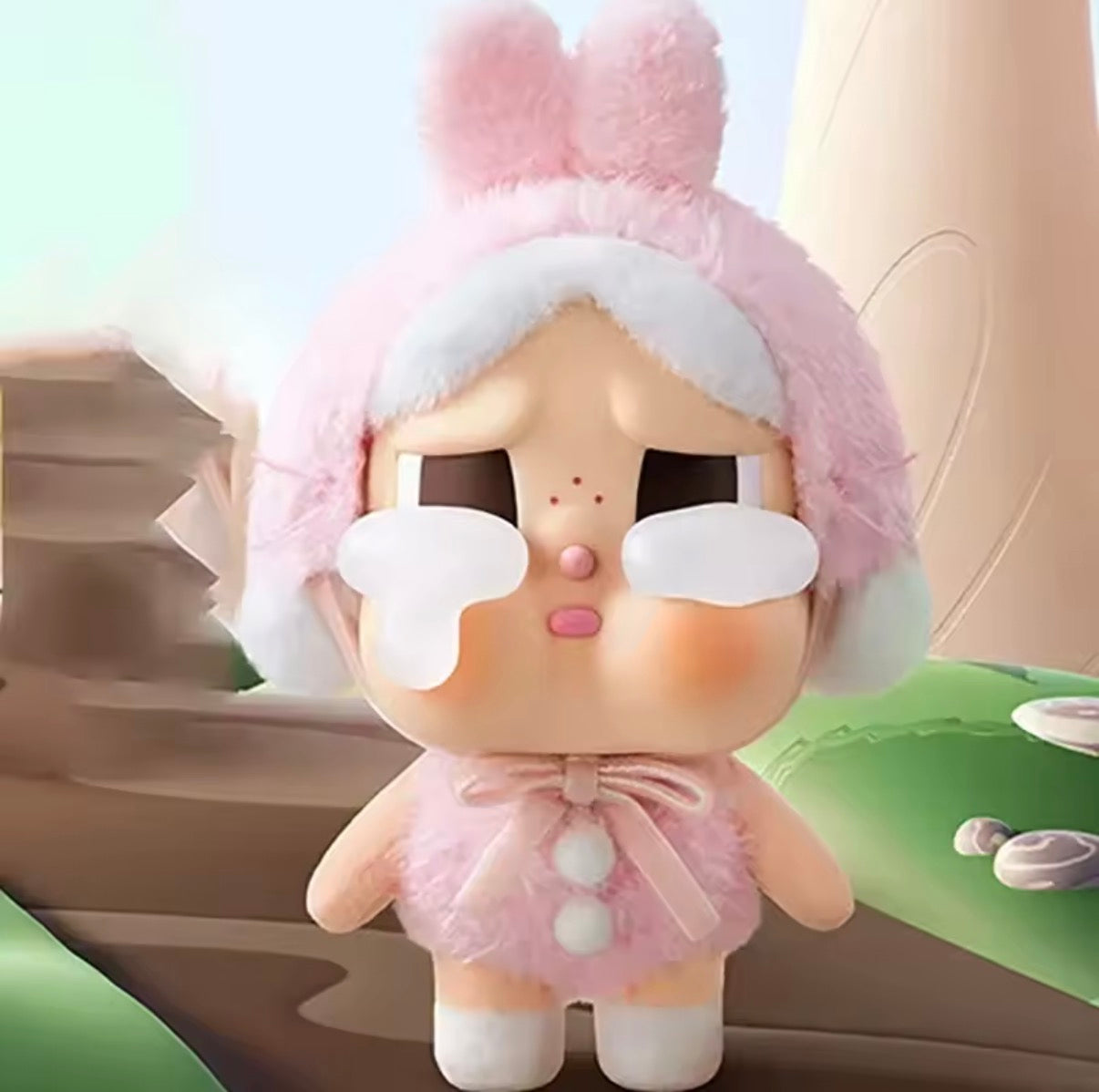 Confirmed Crybaby "Crying Again" Vinyl Plush Pendant