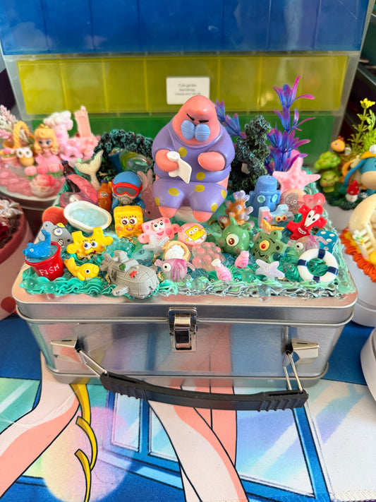 🌊💖 Decoden Storage Box – Ocean Cartoon Edition 💖🌊