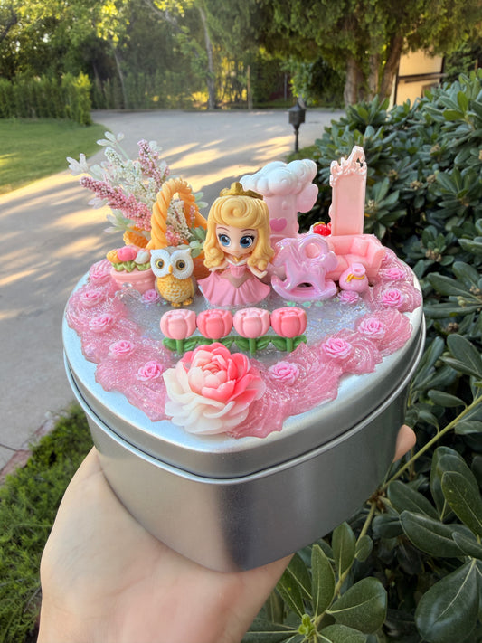 🌸💖 Decoden Storage Box & Phone Stand – Princess Garden Edition 💖🌸