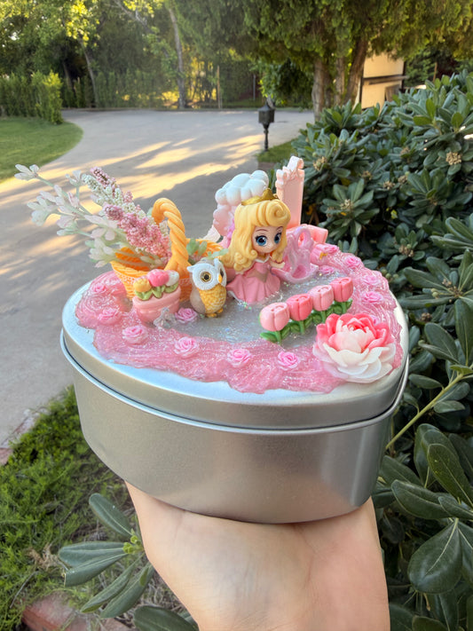 🌸💖 Decoden Storage Box & Phone Stand – Princess Garden Edition 💖🌸