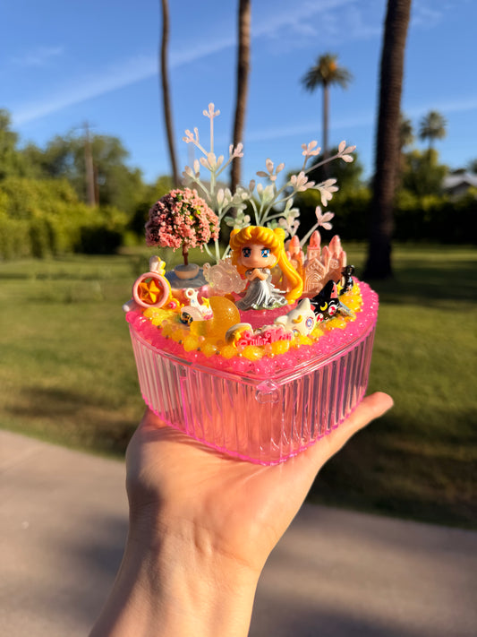 🌙💖 Decoden Storage Box & Phone Stand – Magical Princess Edition 💖🌙