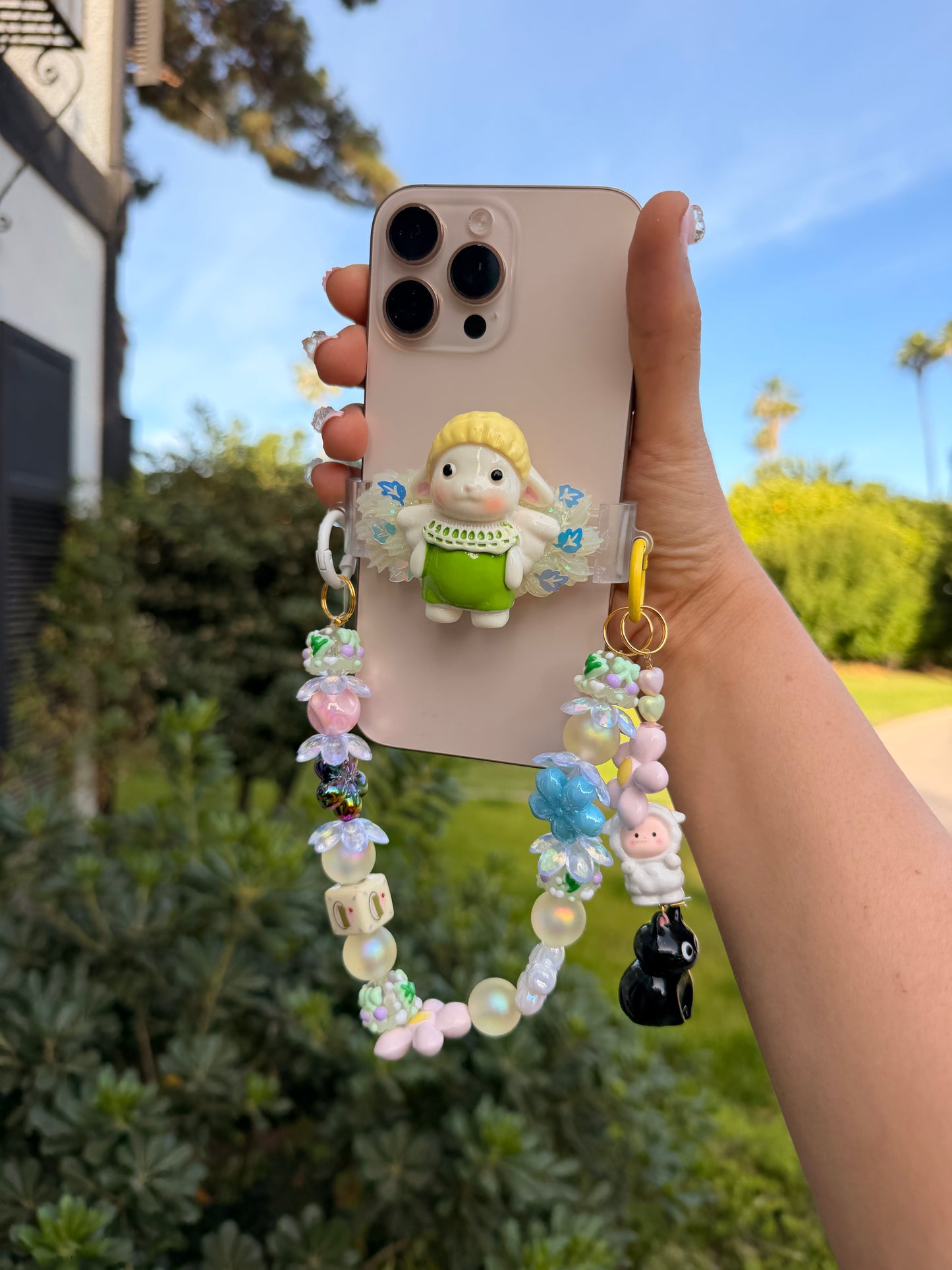 Baba Phone Clip – Beaded Charm Accessory