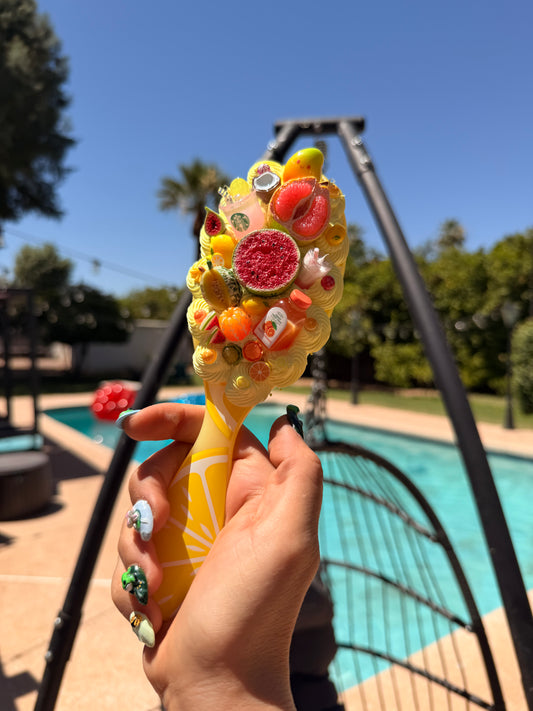 Lemon Decoden Art Hair Brush