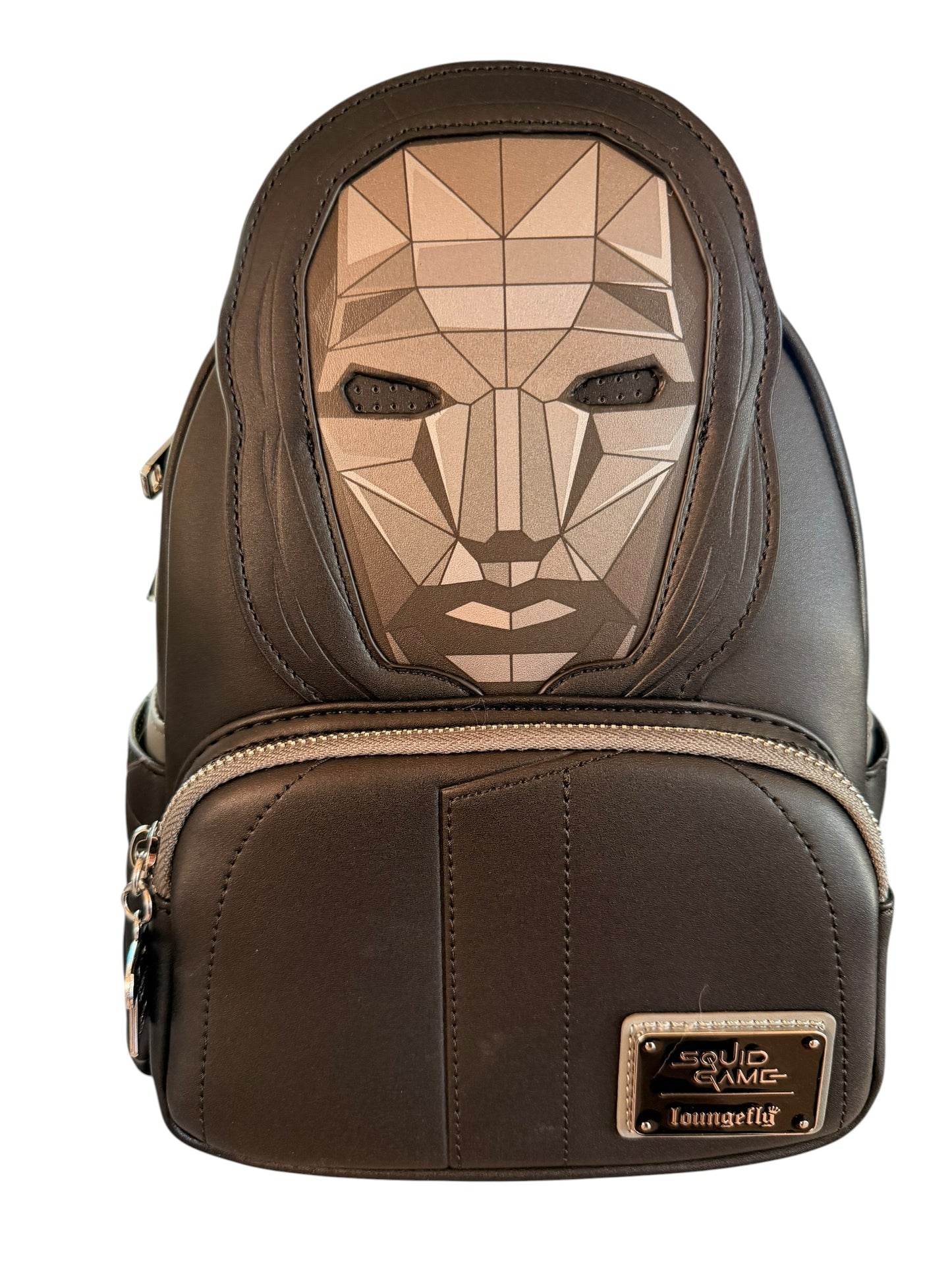 Loungefly Netflix Squid Games Front Man Cosplay Faux Leather Mini Backpack