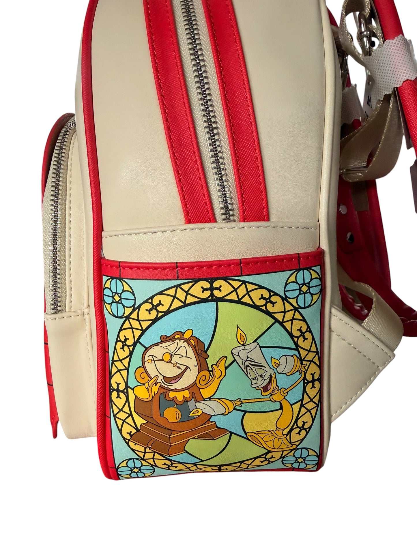Loungefly beauty and the beast door backpack