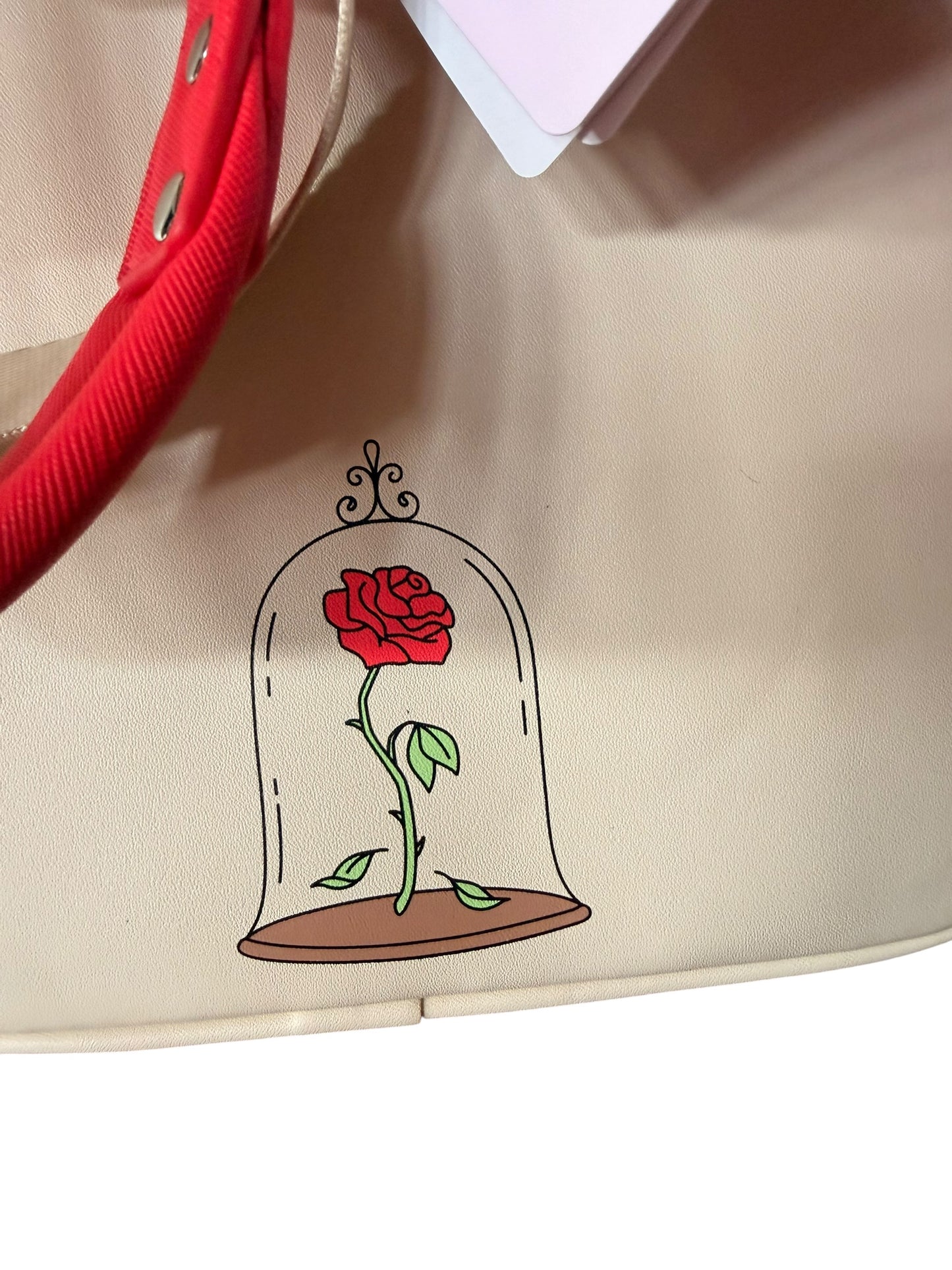 Loungefly beauty and the beast door backpack