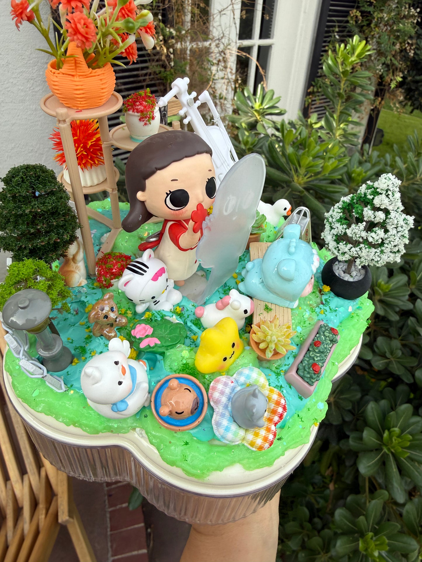 🌿💖 Whimsical Garden Decoden Jewelry Box – Handmade Collectible 💖🌿