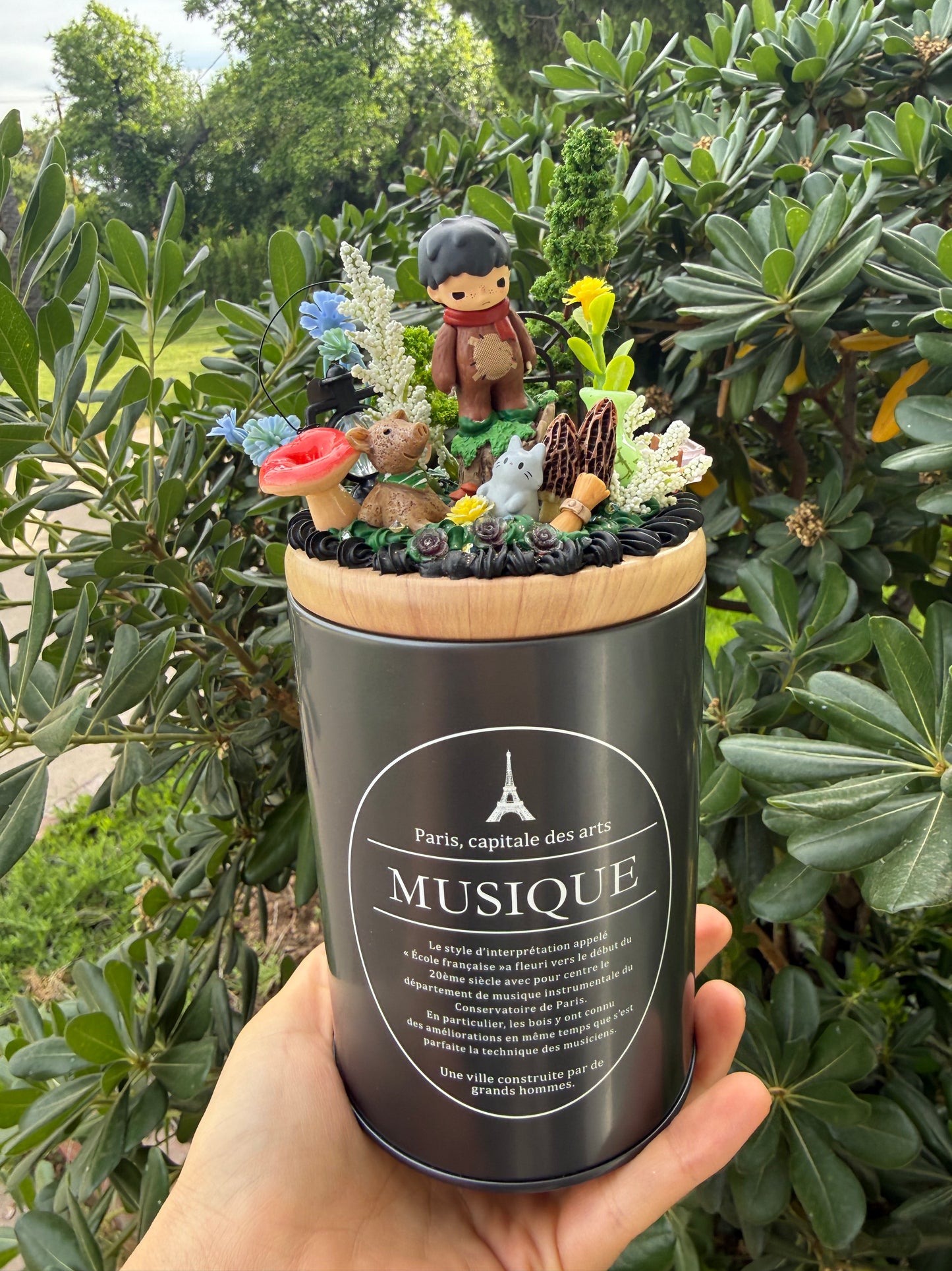 🌲✨ Woodland Story Decoden Container – Handmade Collectible ✨🌲