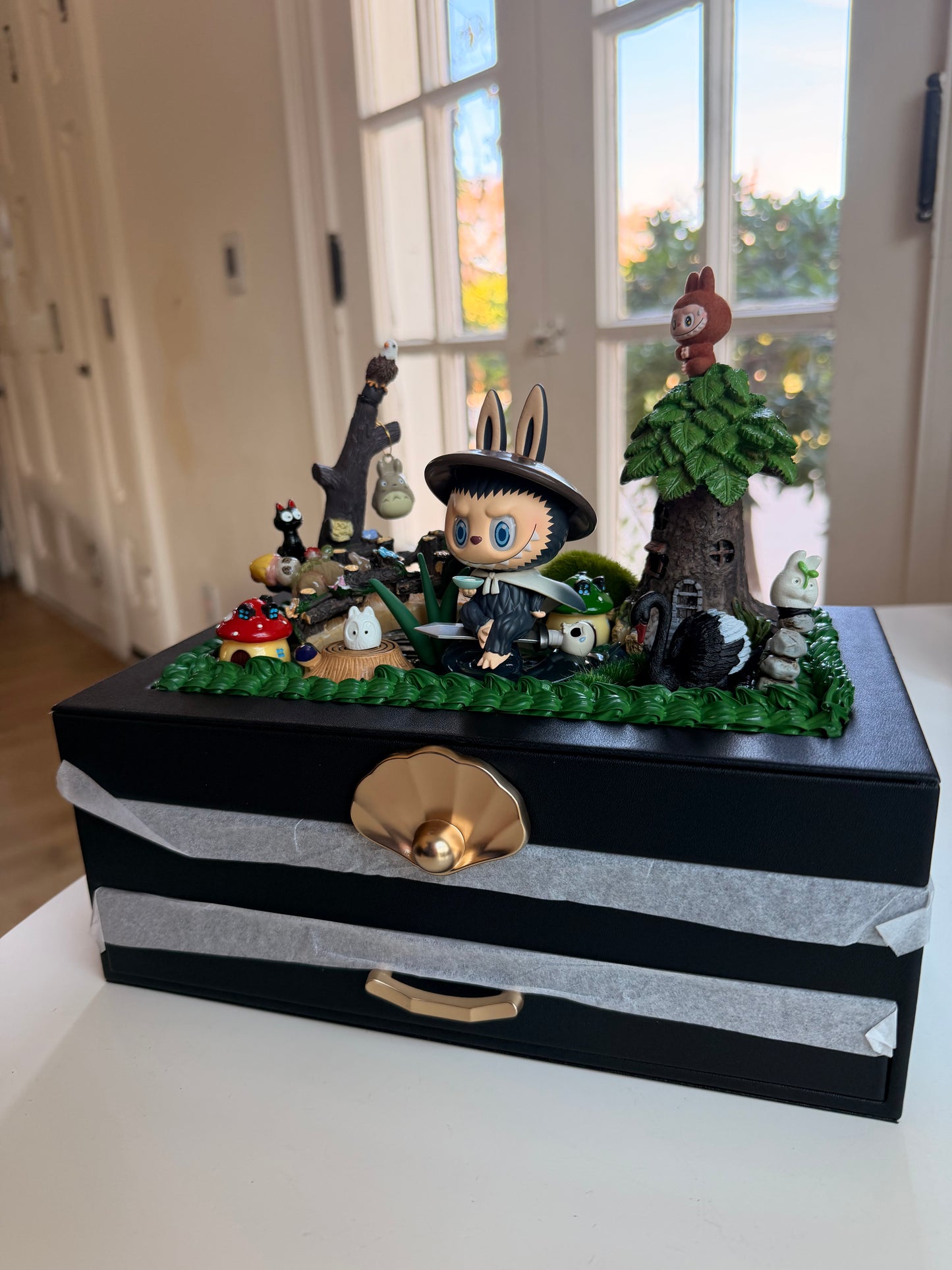 🌲✨ Whimsical Forest Large Jewelry Box – Handmade Decoden Collectible ✨🌲