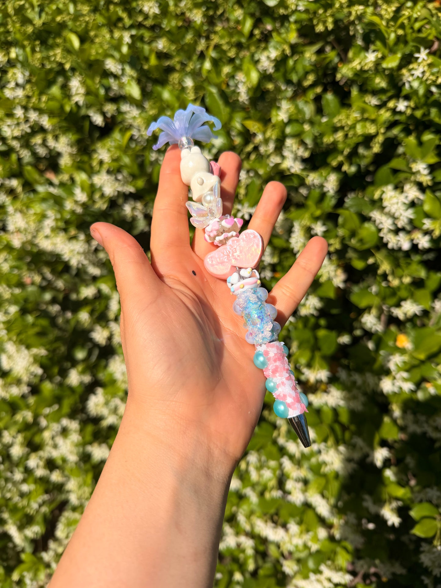 Beaded Bunny Pen