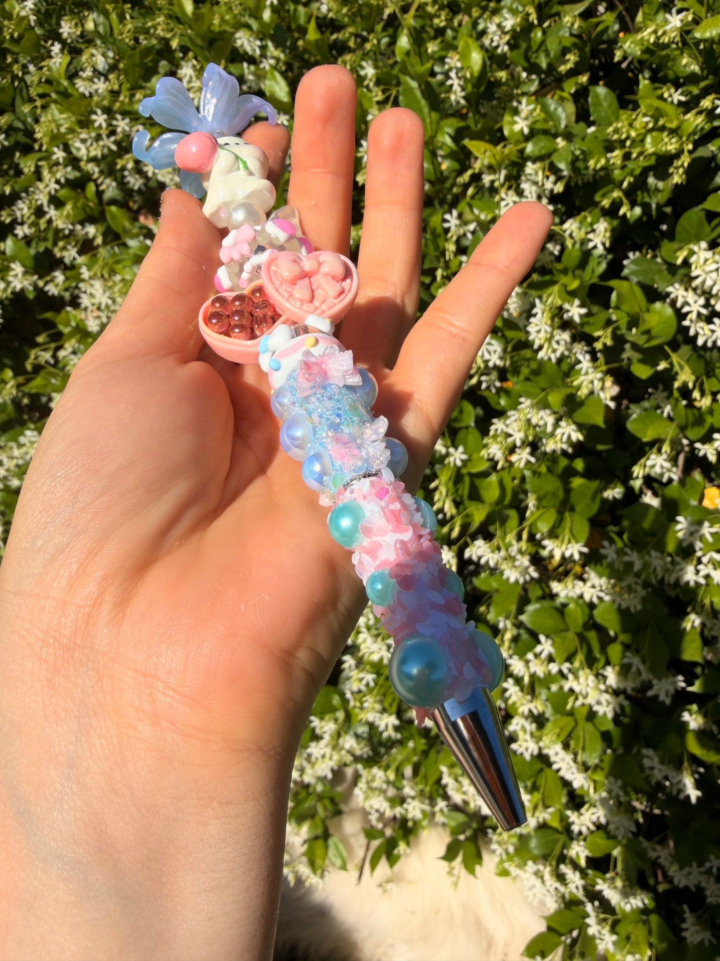 Beaded Bunny Pen