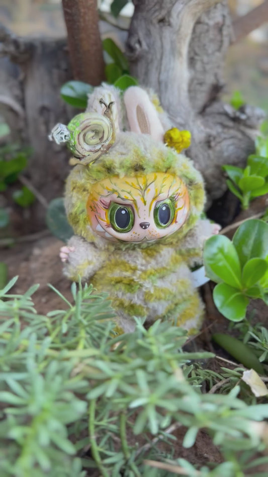 Hand Painted La charm bubu Fairy Plush Keychain